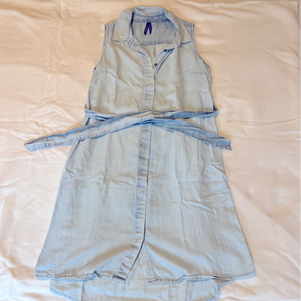 Sleeveless Denim Dress